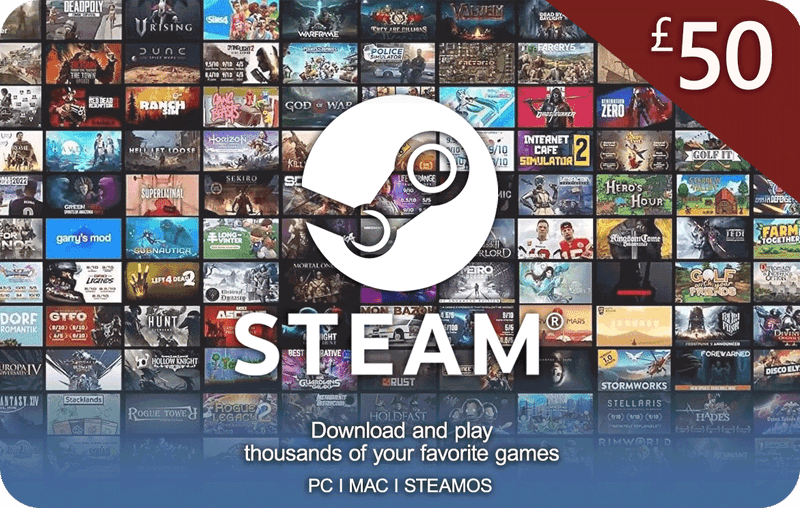 50 pounds Steam gift card in Naira