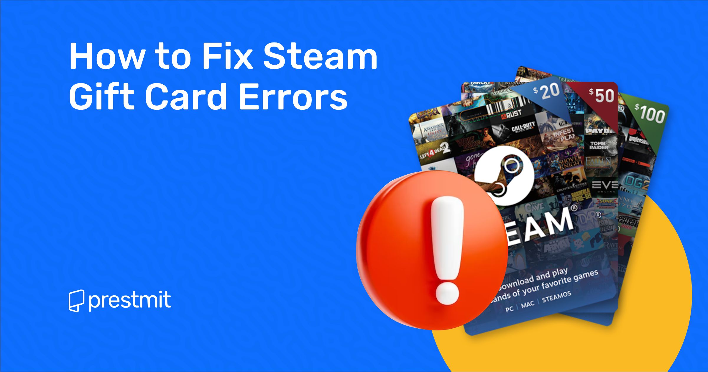 How To Check Steam Gift Card Balance Online - Prestmit